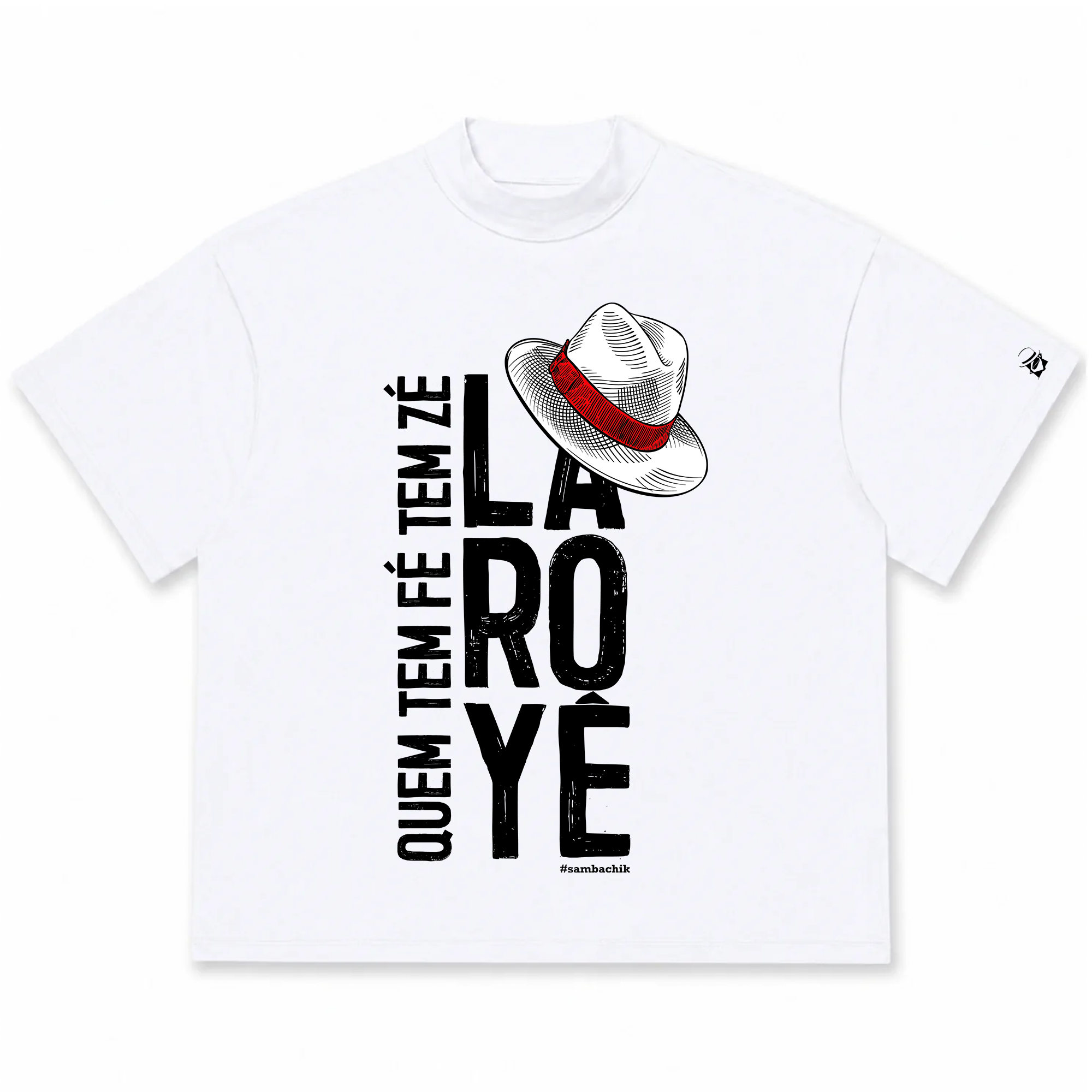 Camiseta Oversized Quem Fé Tem Seu Zé