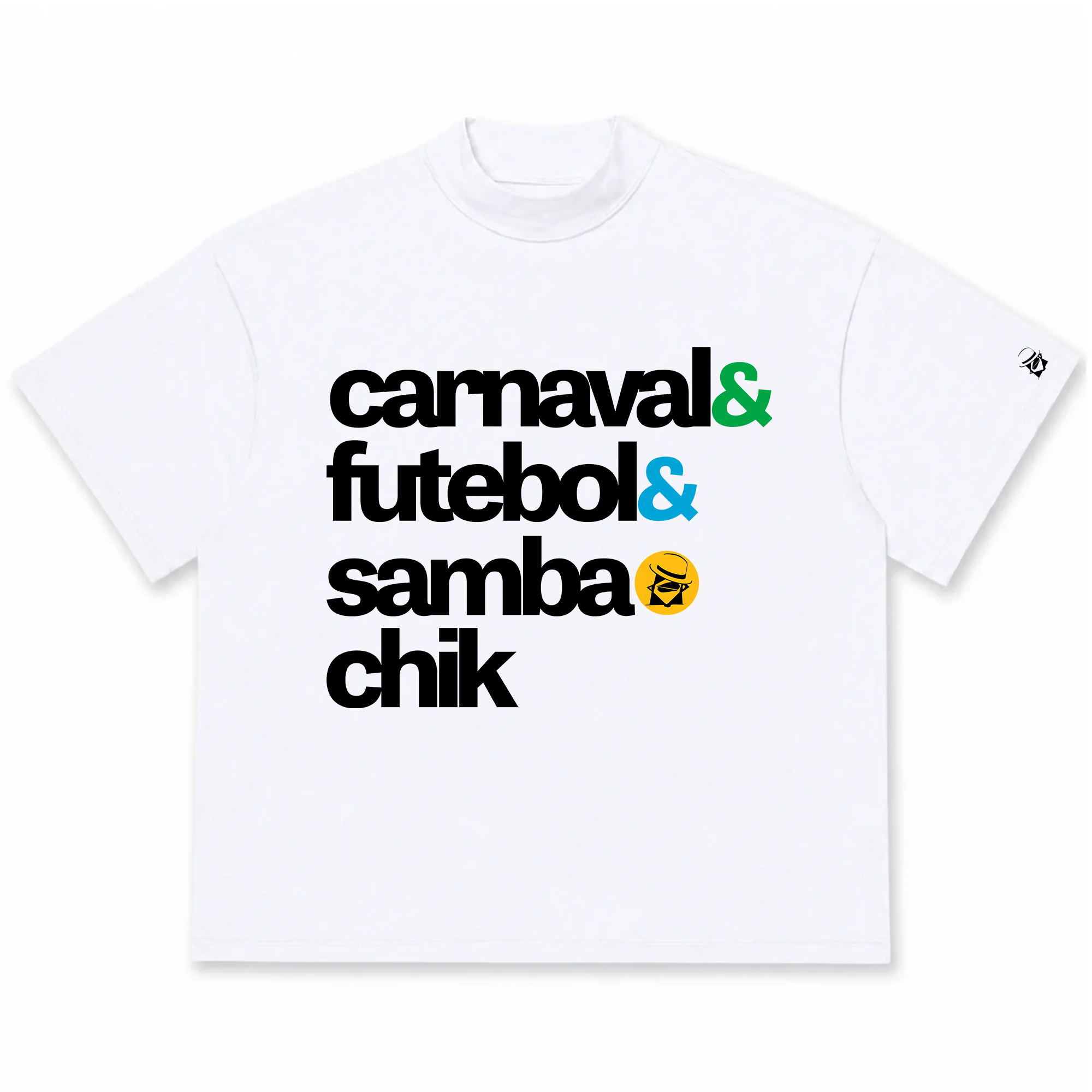Camiseta Oversized Carnaval - Futebol - Samba Chik