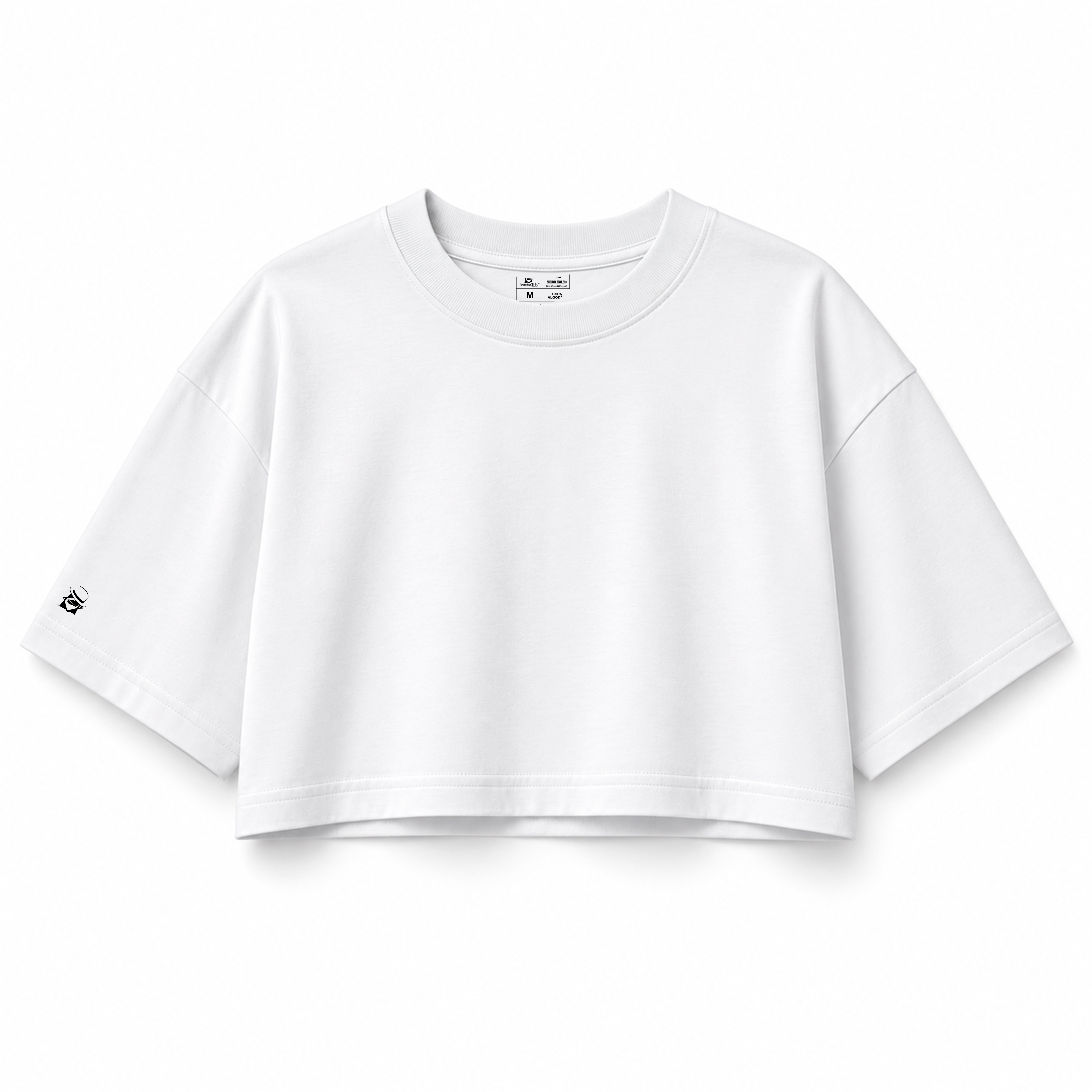 Cropped Oversized Básico Branco