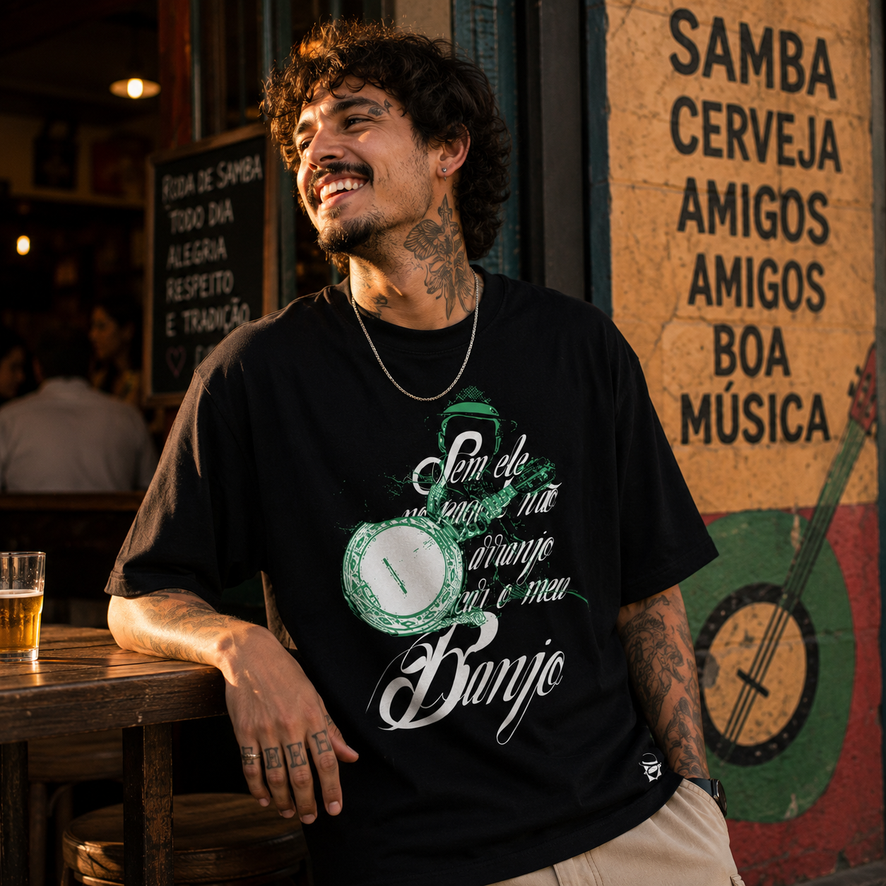 Camiseta Oversized O Banjo