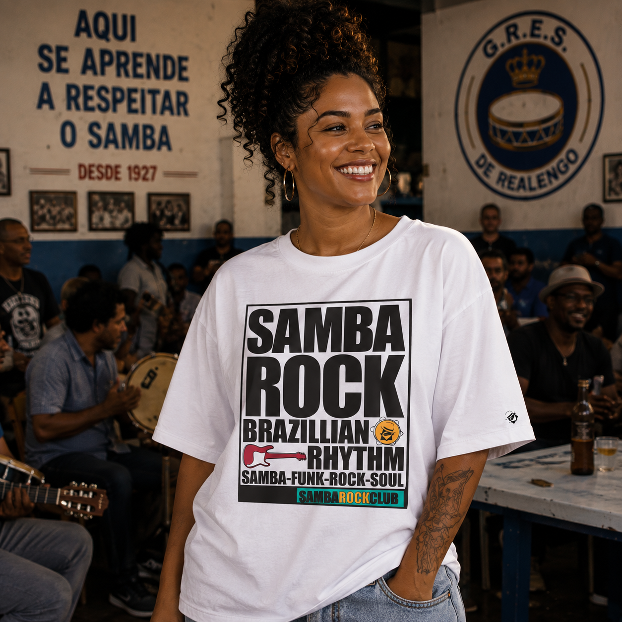 Camiseta Oversized Samba Rock