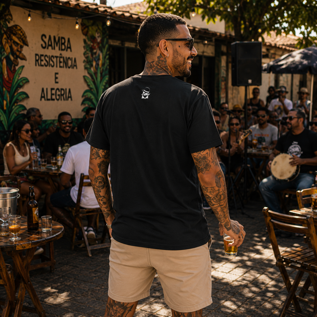 Camiseta Básica São Jorge Guerreiro