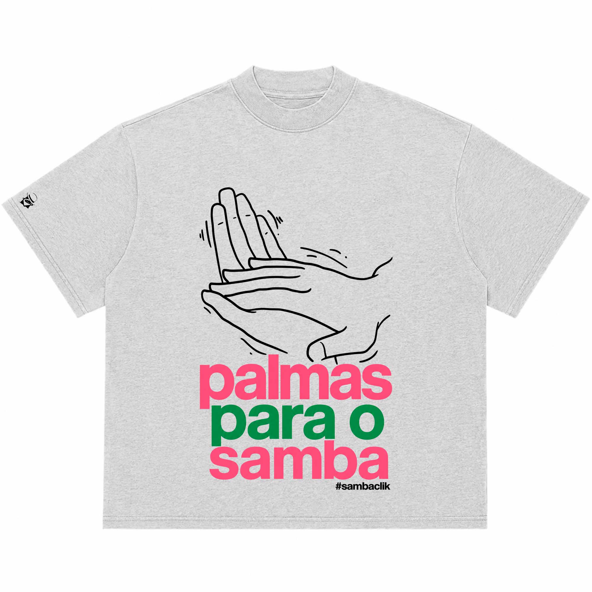 Camiseta Oversized Palmas para o Samba