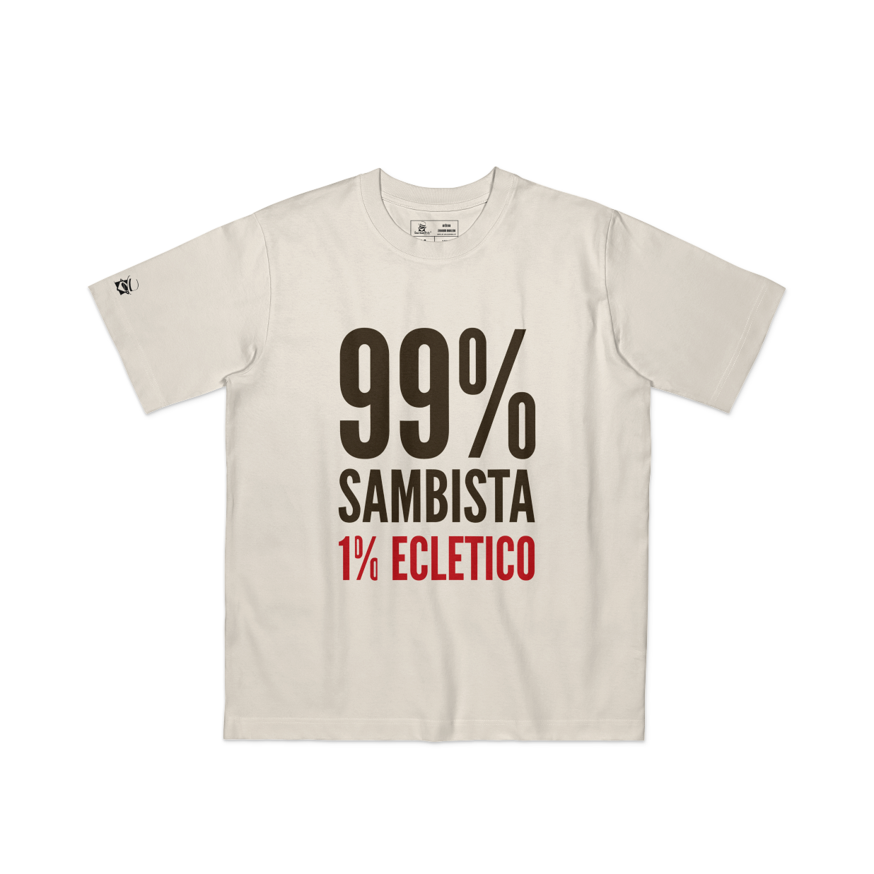 Camiseta Básica 99% Sambista 1% Eclético