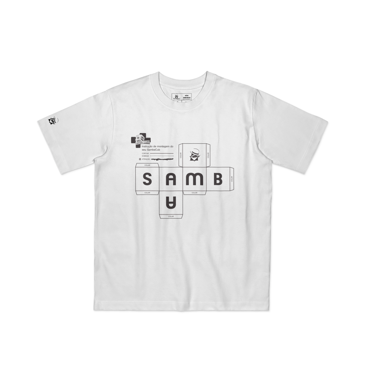 Camiseta Básica Samba Cubo