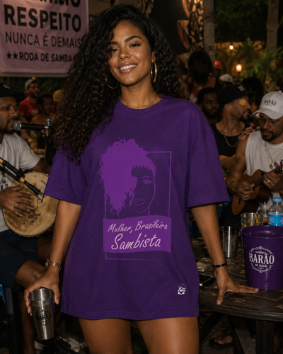 Camiseta Oversized  Mulher Sambista
