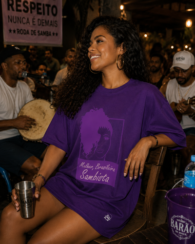 Camiseta Oversized  Mulher Sambista
