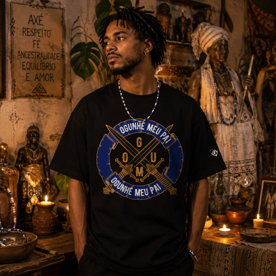 Camiseta Oversized  Ogunhê Meu Pai