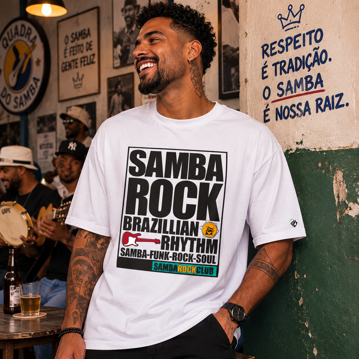 Camiseta Oversized Samba Rock