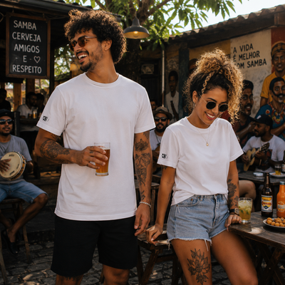 Camiseta Básica Samba Chik Branca