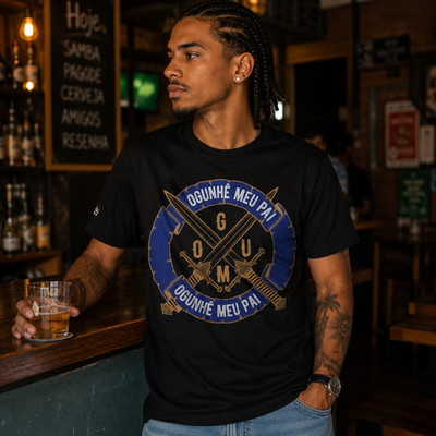 Camiseta Básica Ogunhê Meu Pai