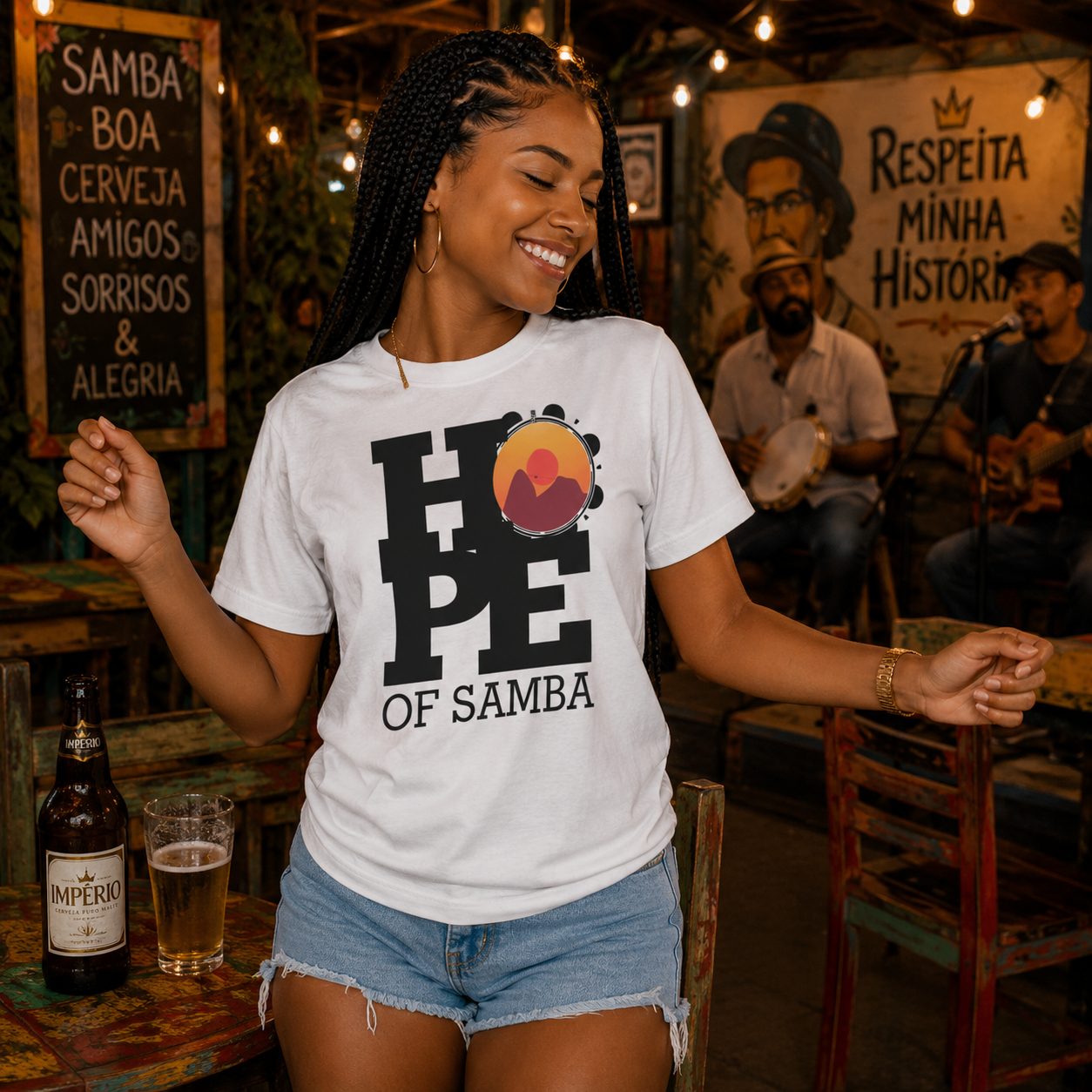 Camiseta Básica Hope Of Samba