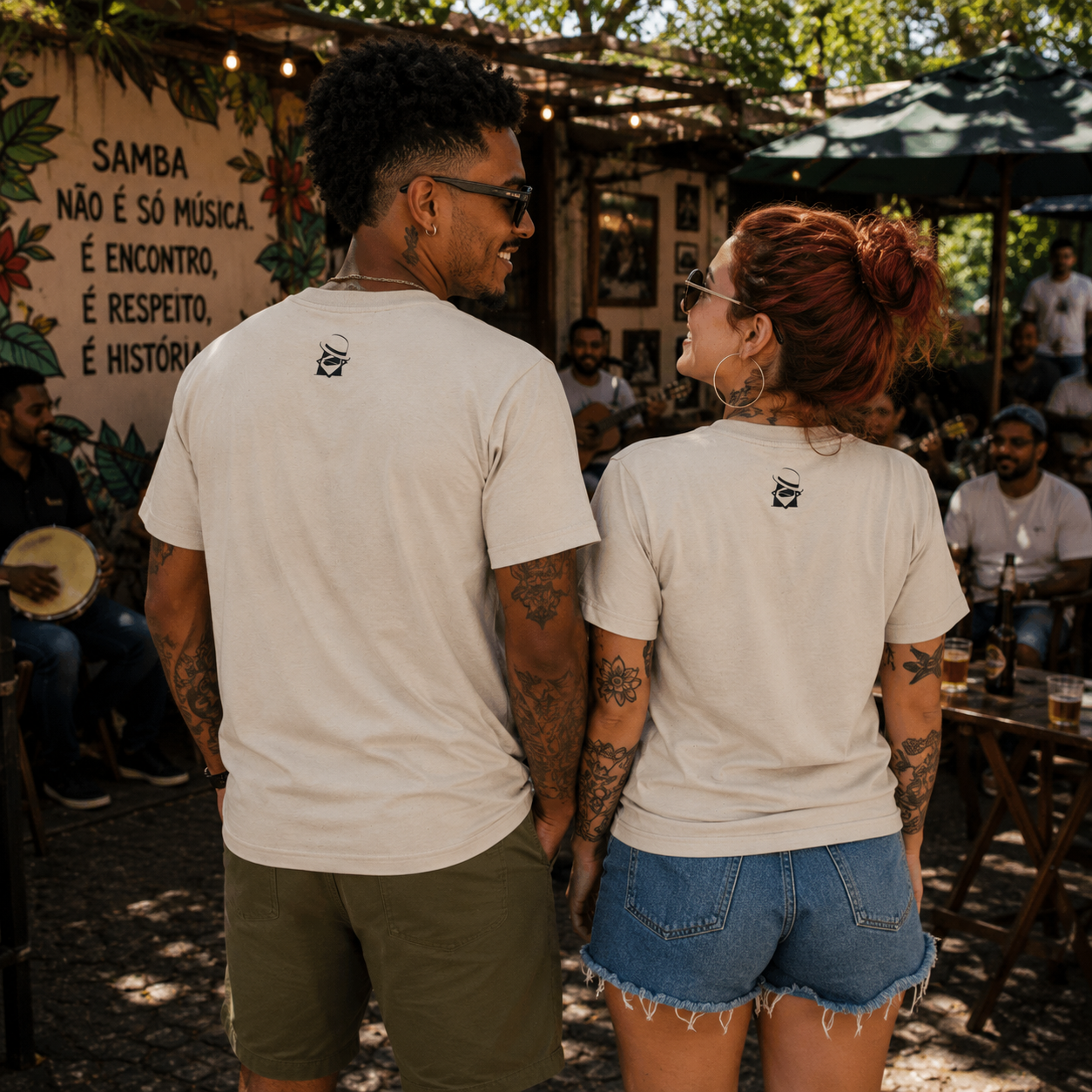 Camiseta Básica Samba Chik OFF White
